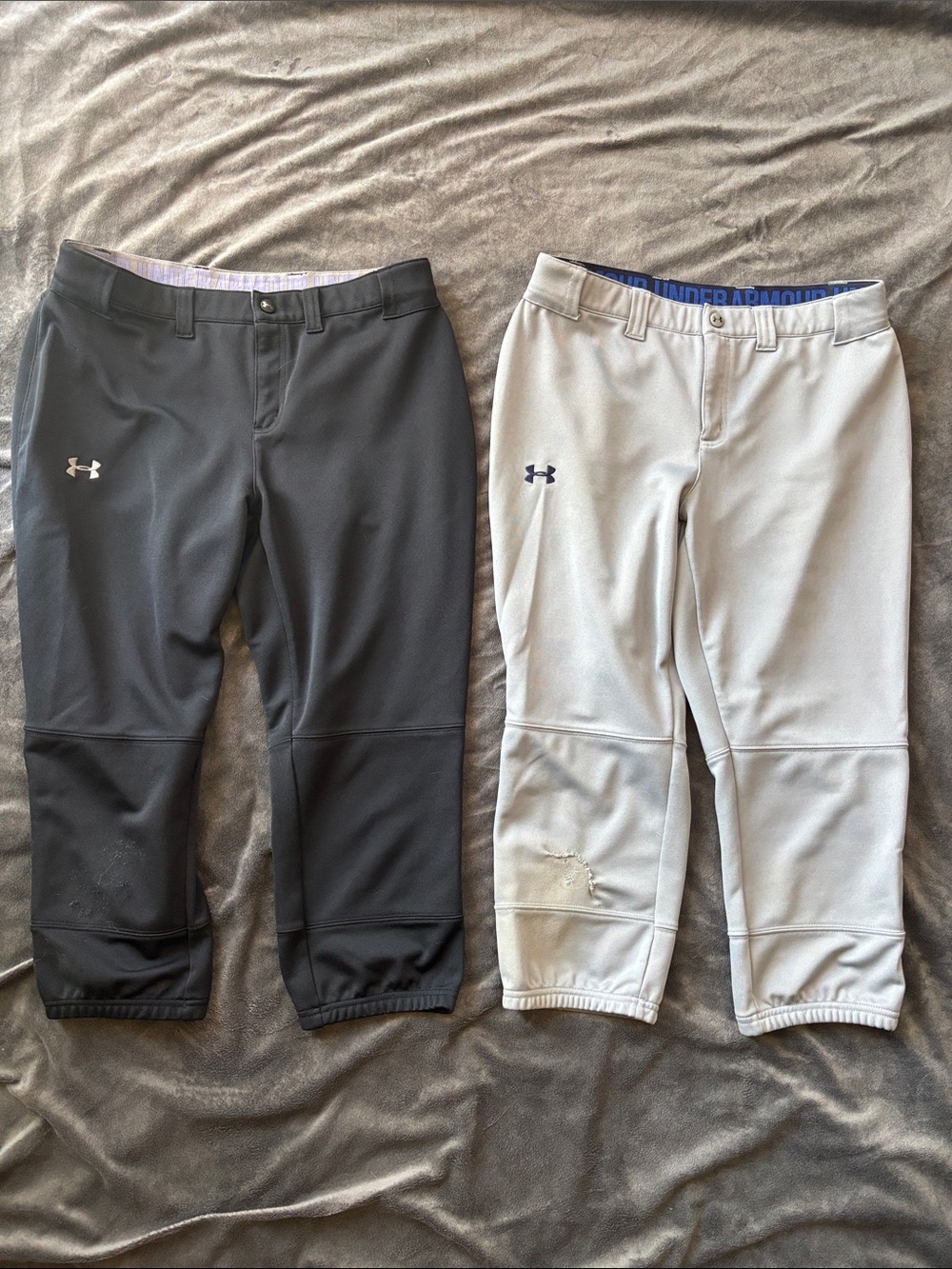 Under Armour 2-Pack Softball/Baseball Pants - Black & Light Gray